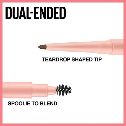 Authentic Maybelline New York brow defining product packaging