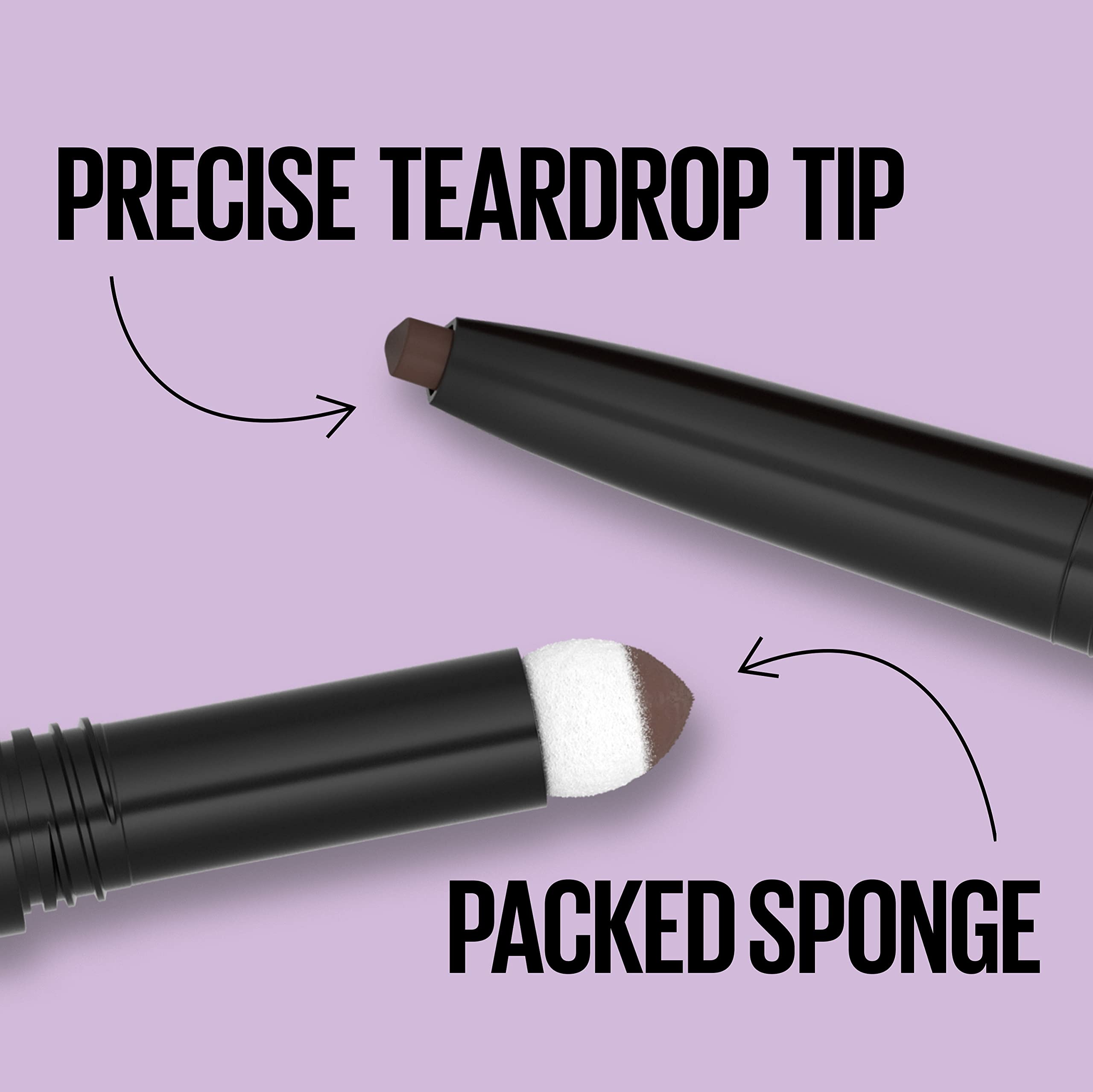 Applying Maybelline Express Brow 2-In-1 for natural looking brows