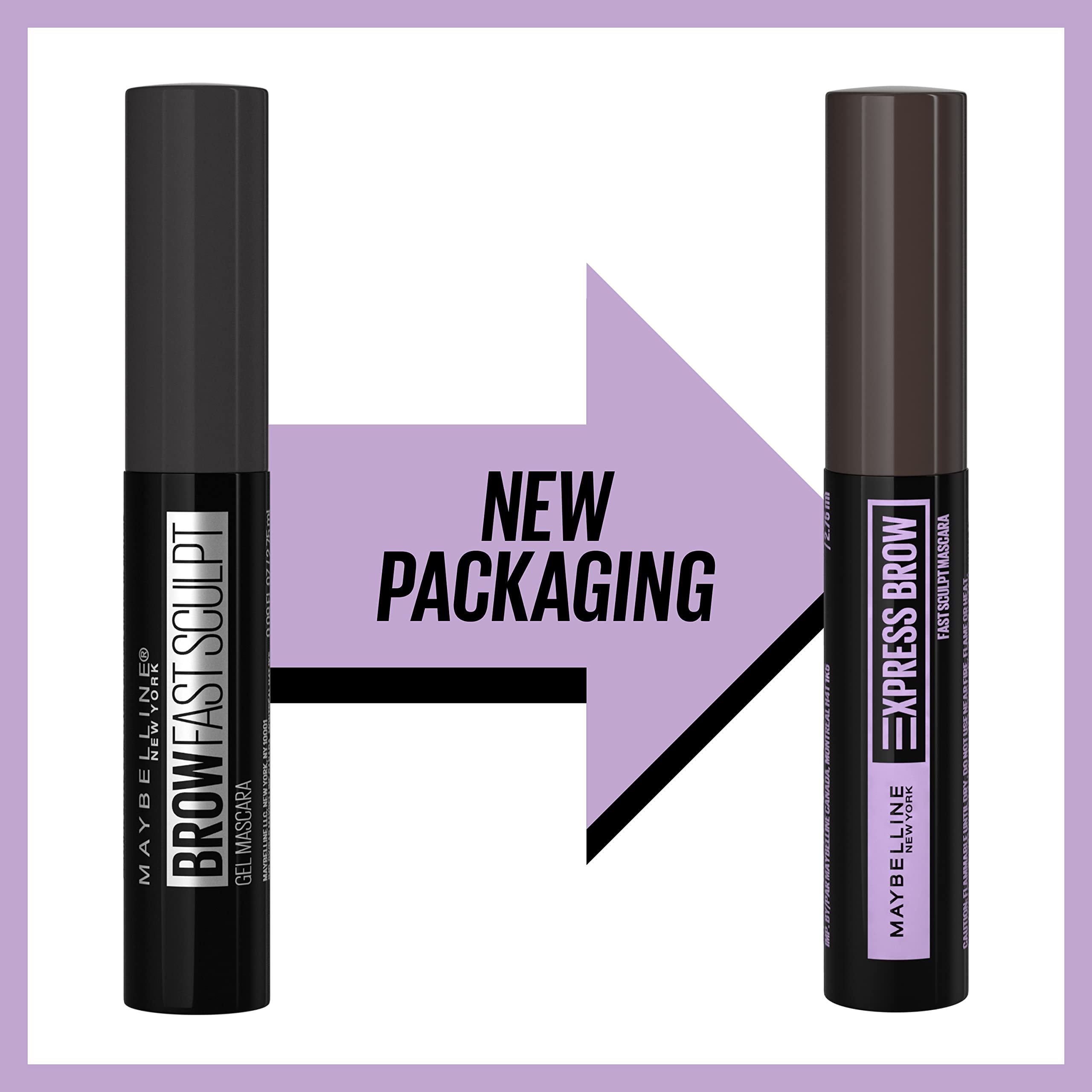 Maybelline eyebrow mascara applicator brush close up