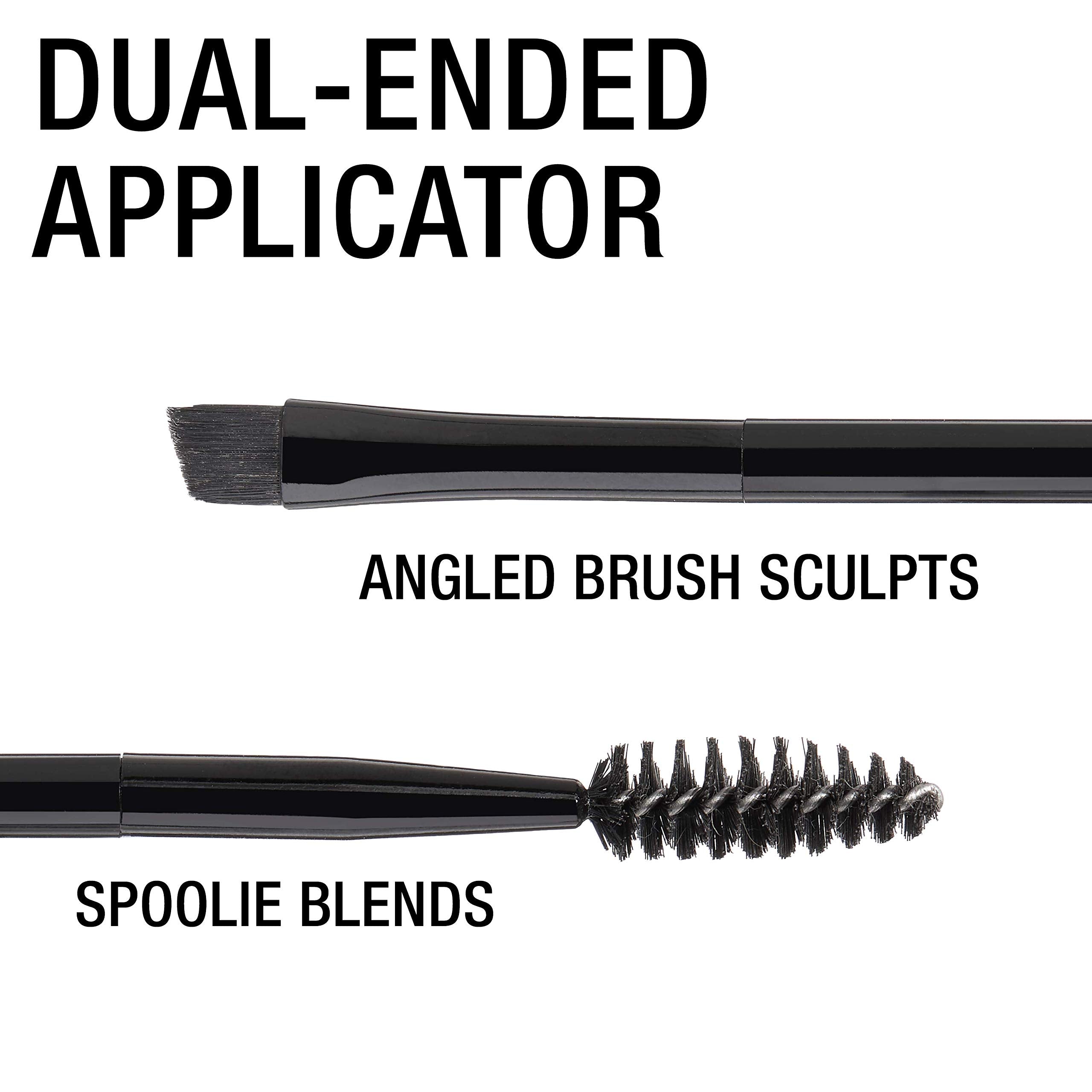Dual-ended applicator brush for Maybelline brow pomade