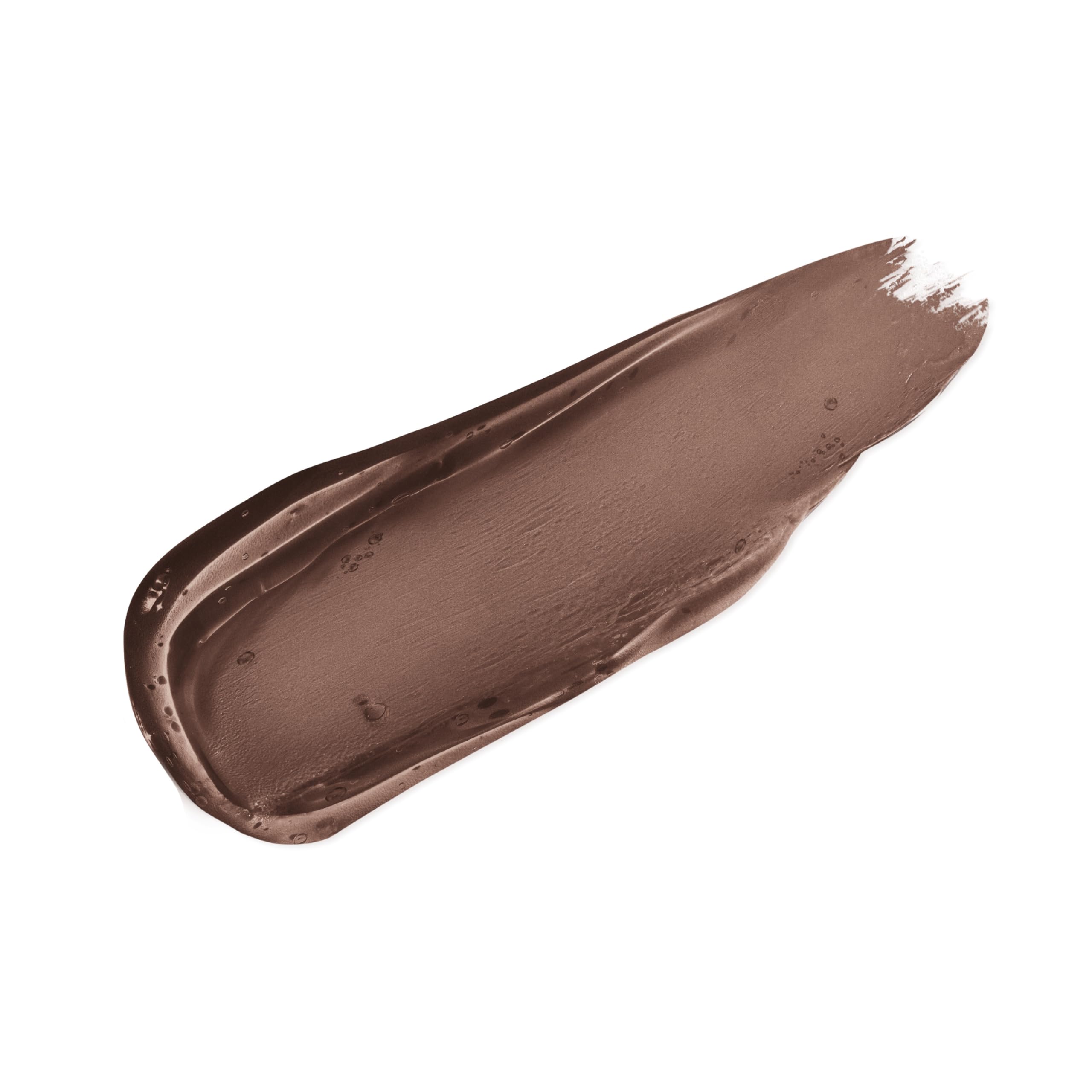 Tinted waterproof eyebrow gel tube showing the precision micro brush applicator