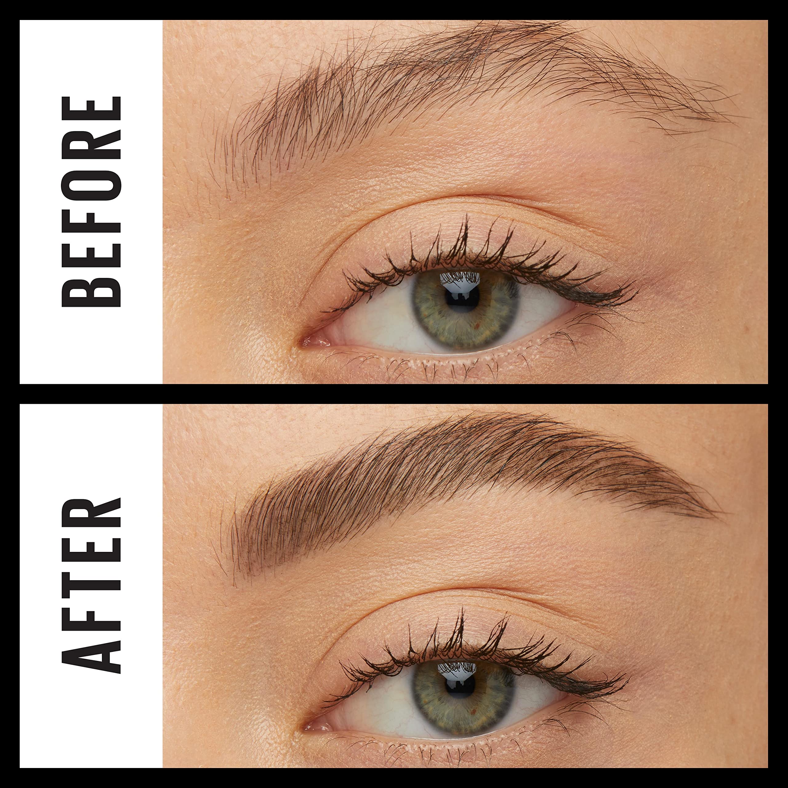 Close up of Maybelline brow pen multi-prong applicator tip