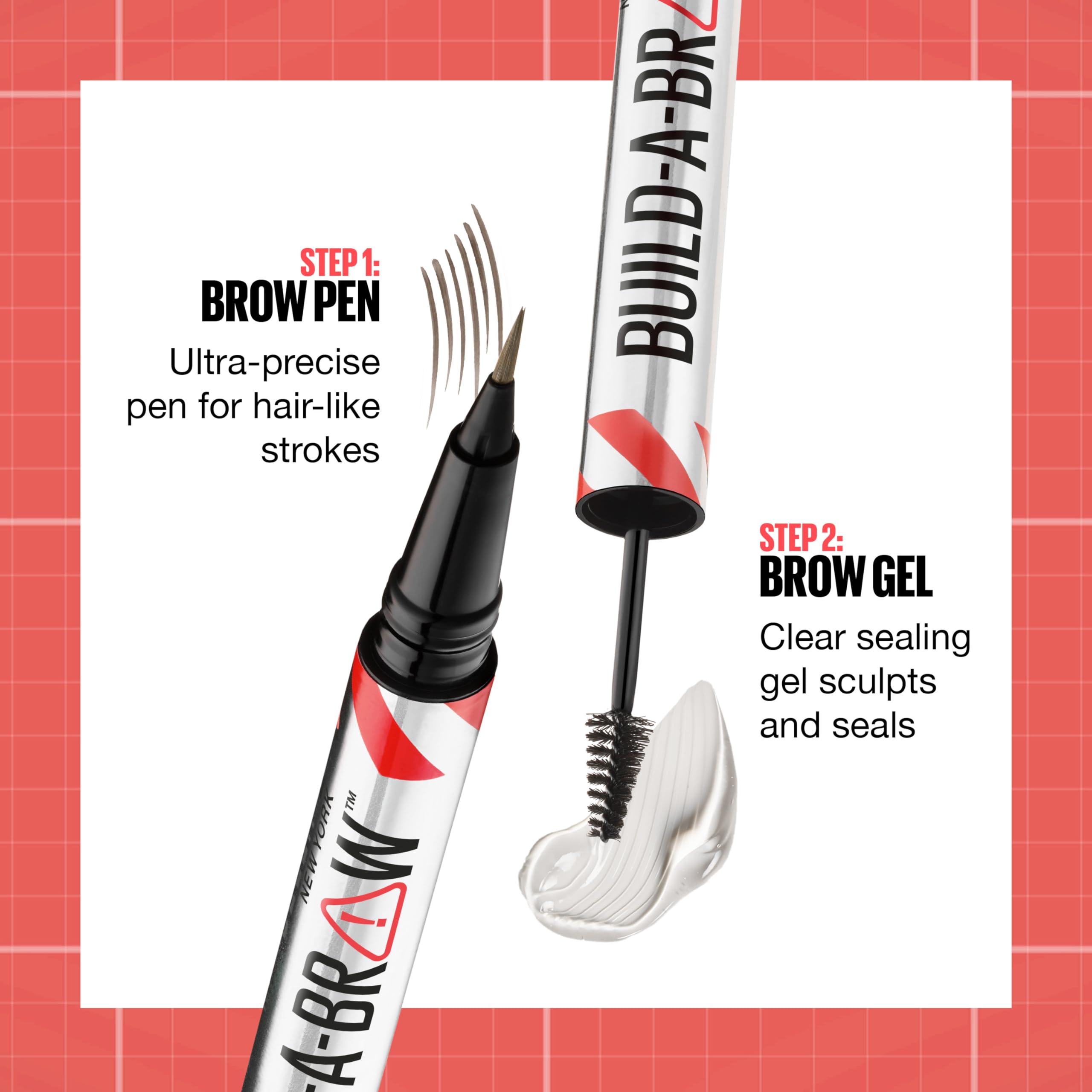 Maybelline Ash Brown eyebrow pencil substitute for realistic hair like strokes