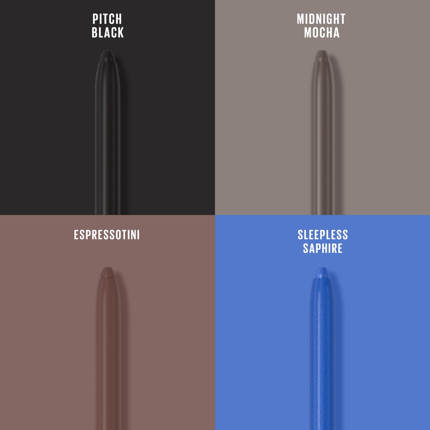 Maybelline Tattoo Studio gel eyeliner showing matte finish