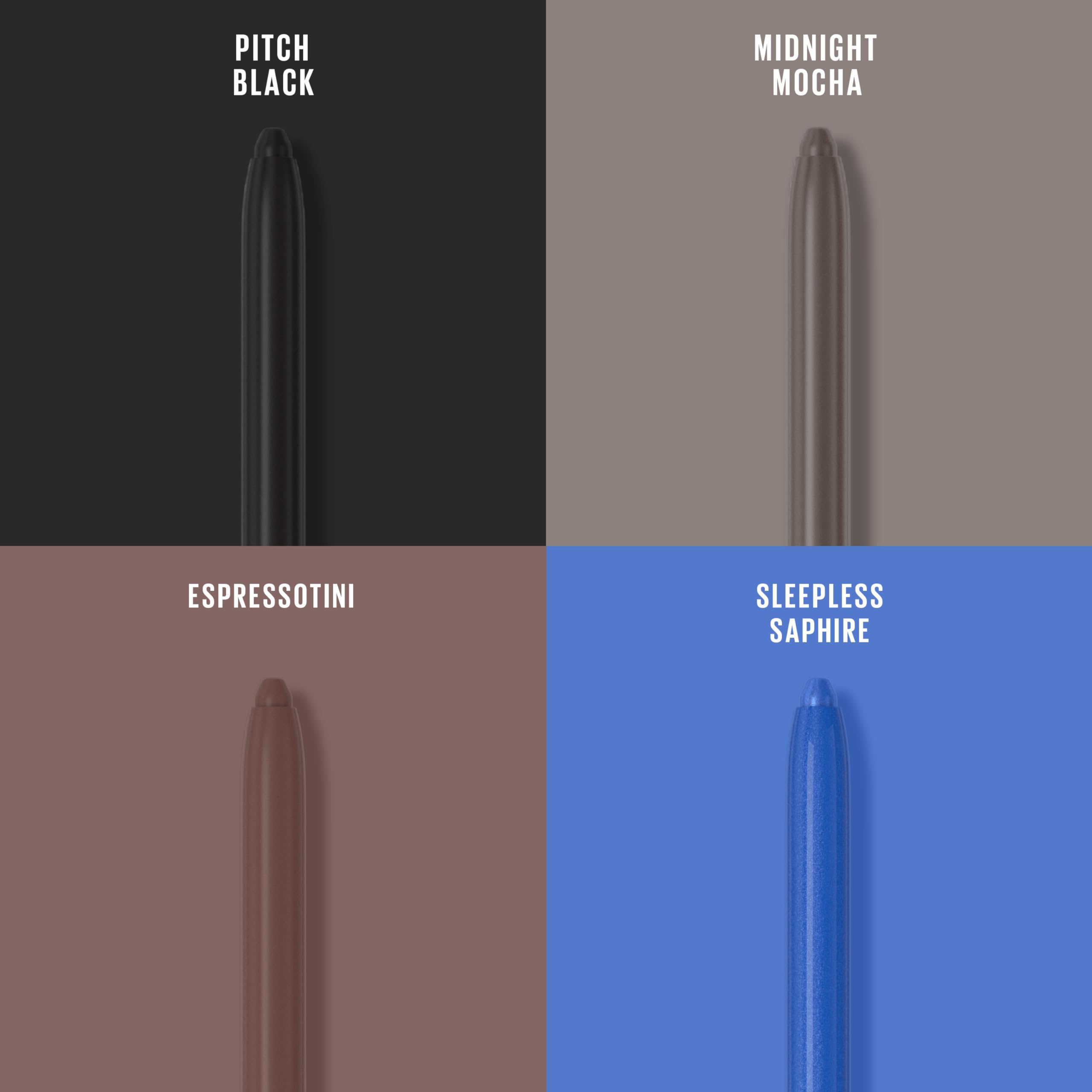 Maybelline Tattoo Studio gel eyeliner showing matte finish