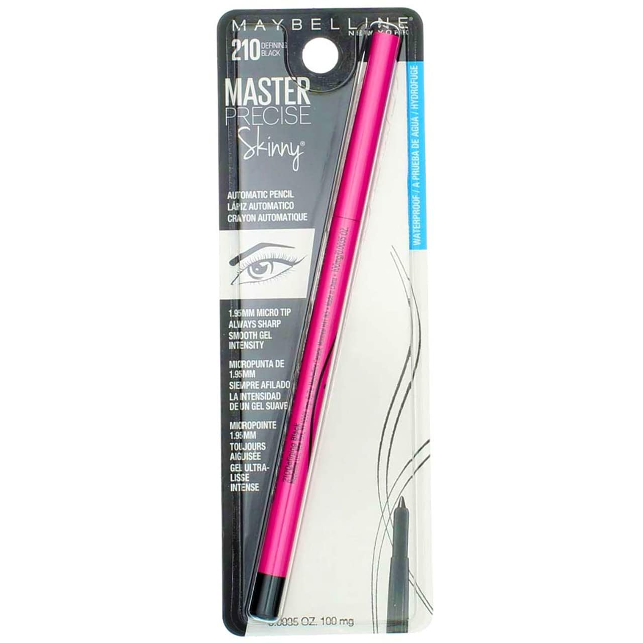 Close up of Maybelline Master Precise Skinny 1.8 millimeter micro-tip