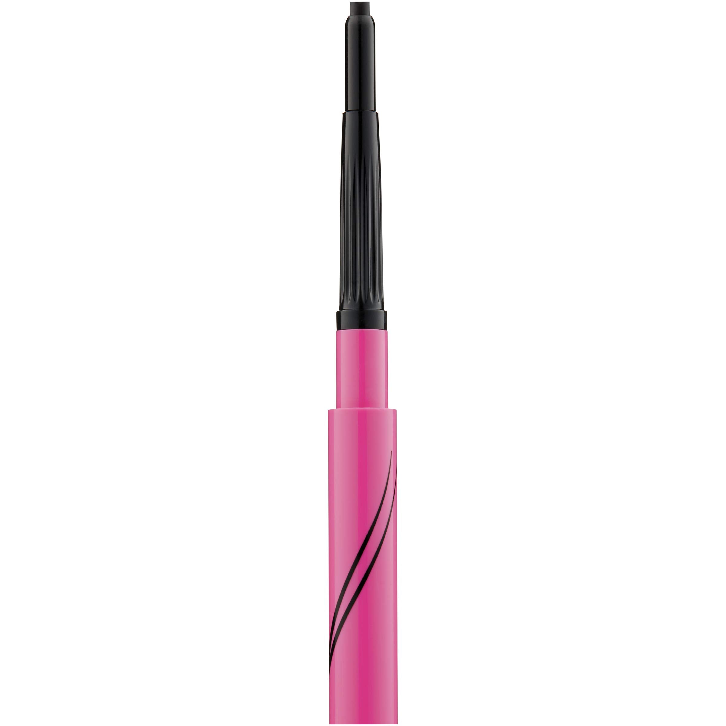 Maybelline gel eyeliner pencil showing twist-up mechanism