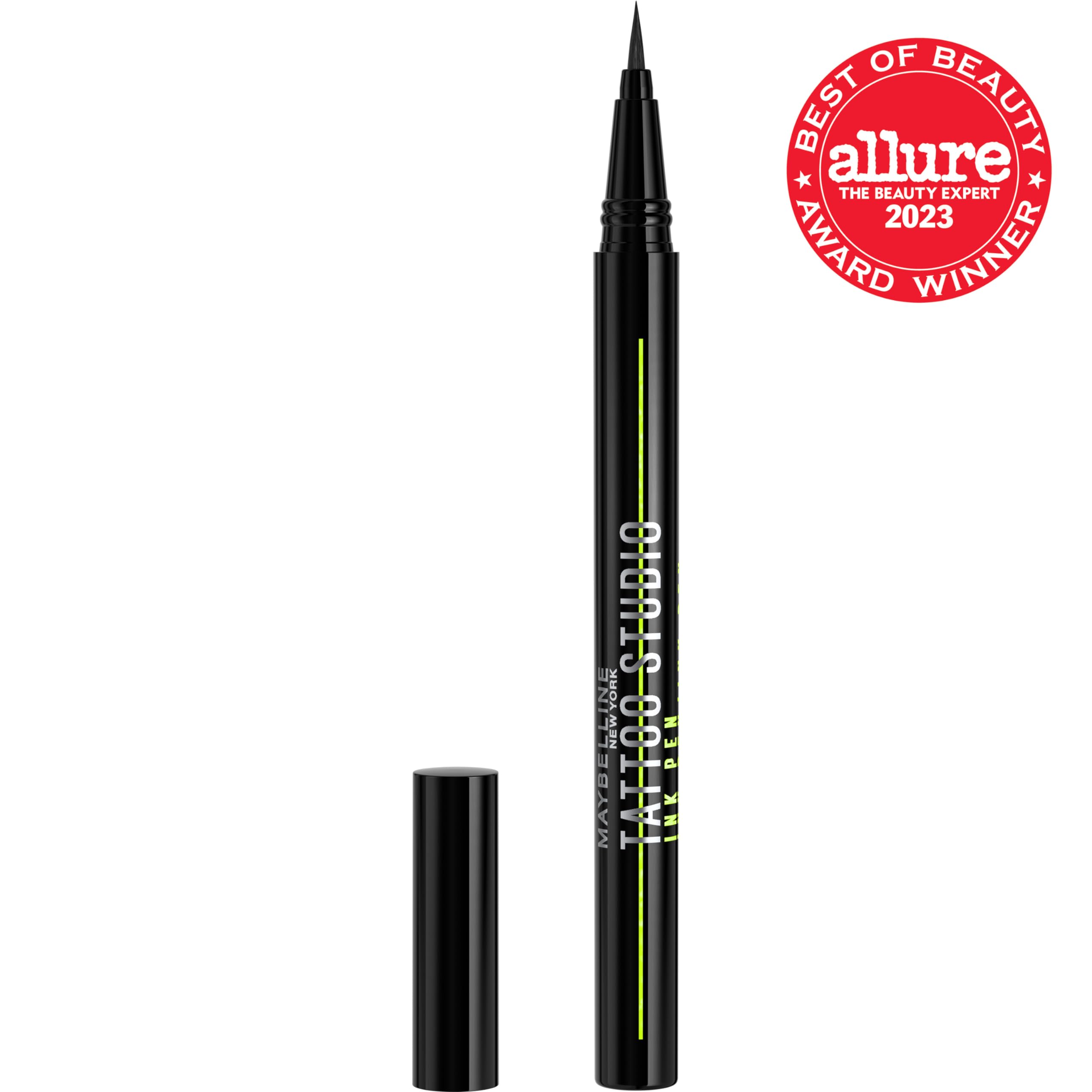 Close up of Maybelline liquid eyeliner precision brush tip
