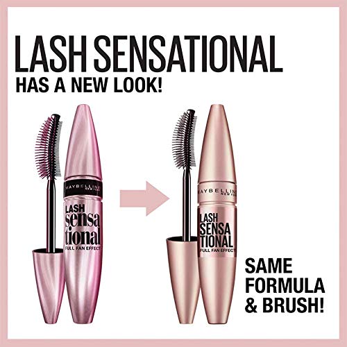 Maybelline lengthening and volumizing mascara fanning multiplier brush close up.