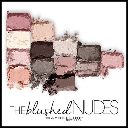 Close up of Maybelline Blushed Nudes shimmer and matte pigments