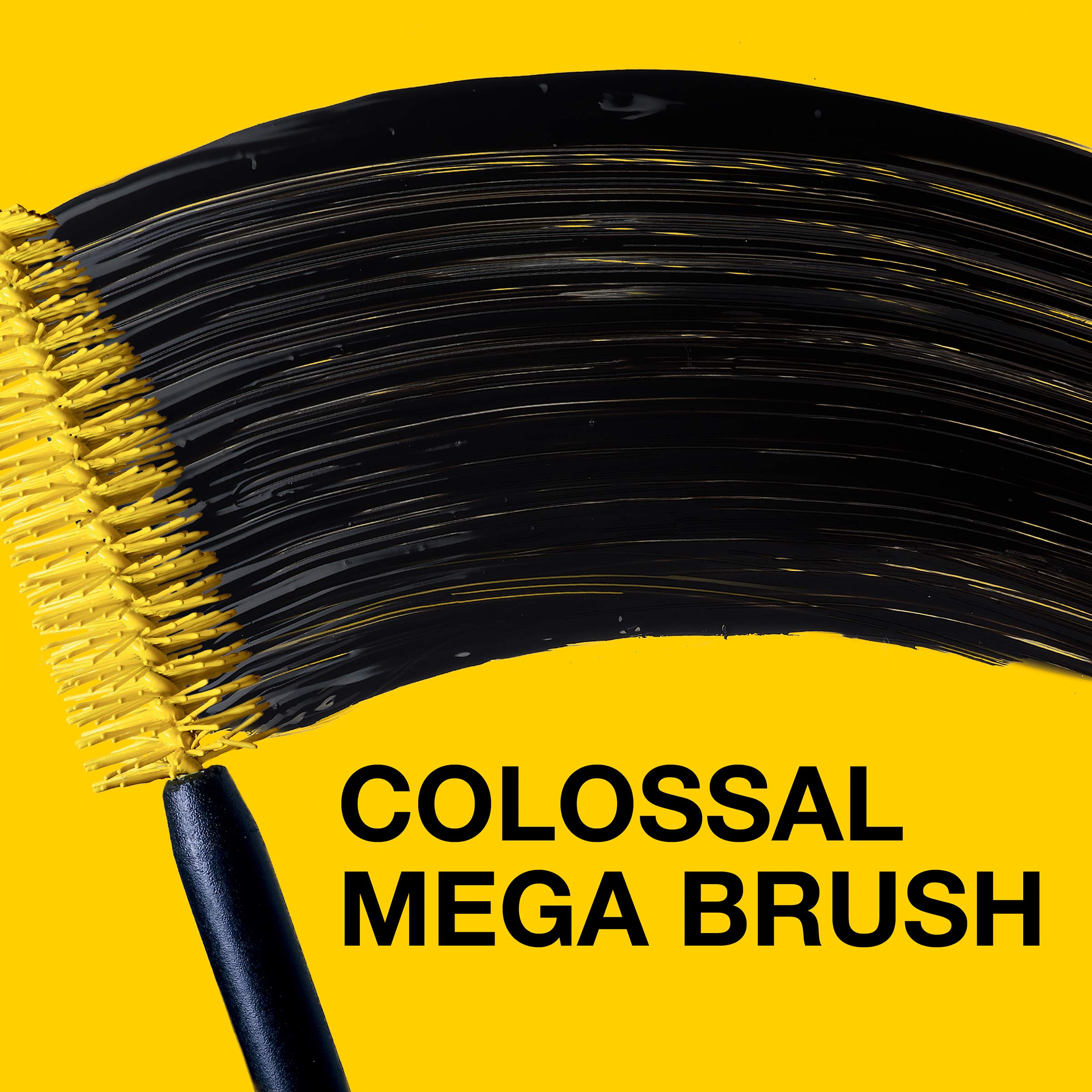 Maybelline Colossal mascara Glam Black 230 label close up