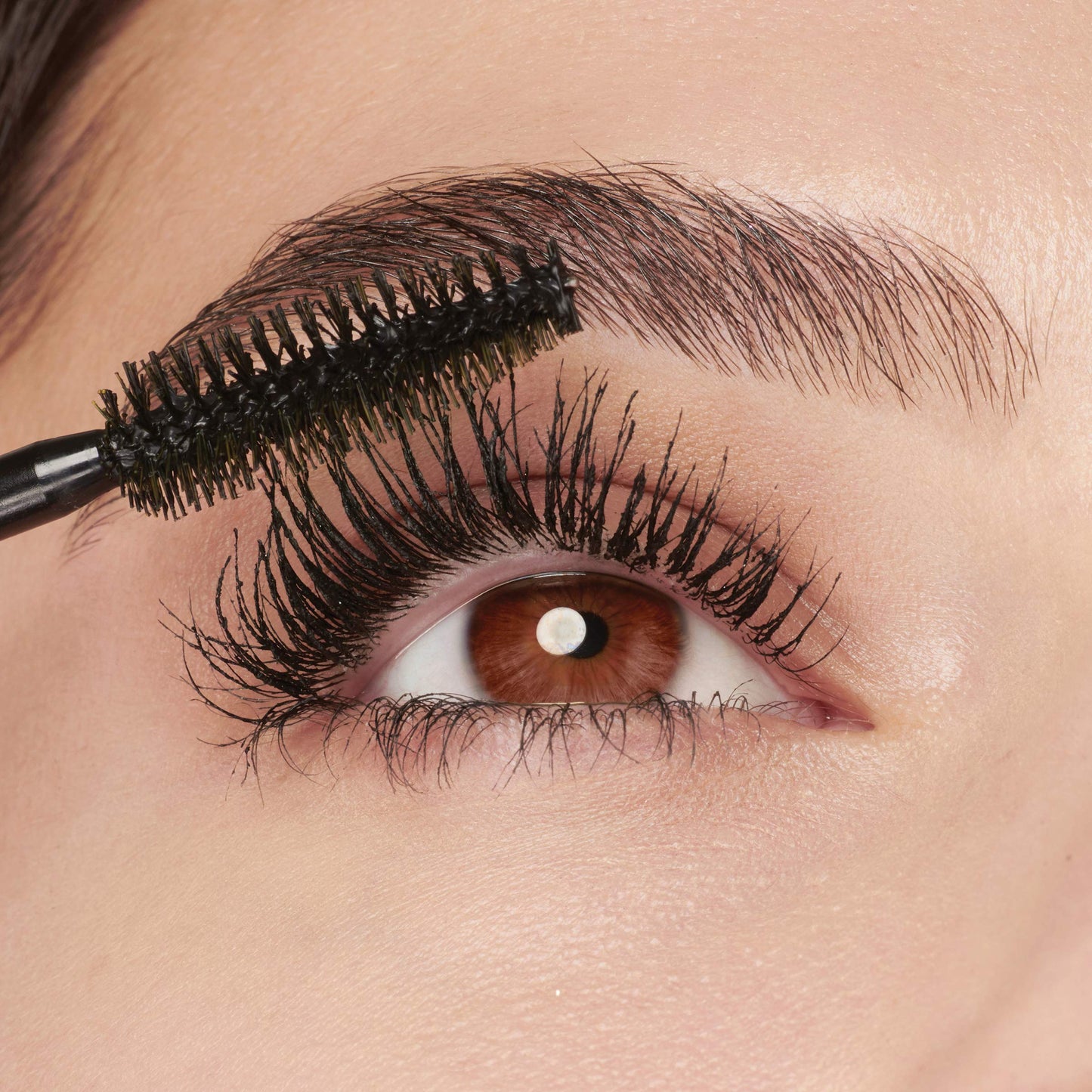 Maybelline mascara container showing 9x volume claim