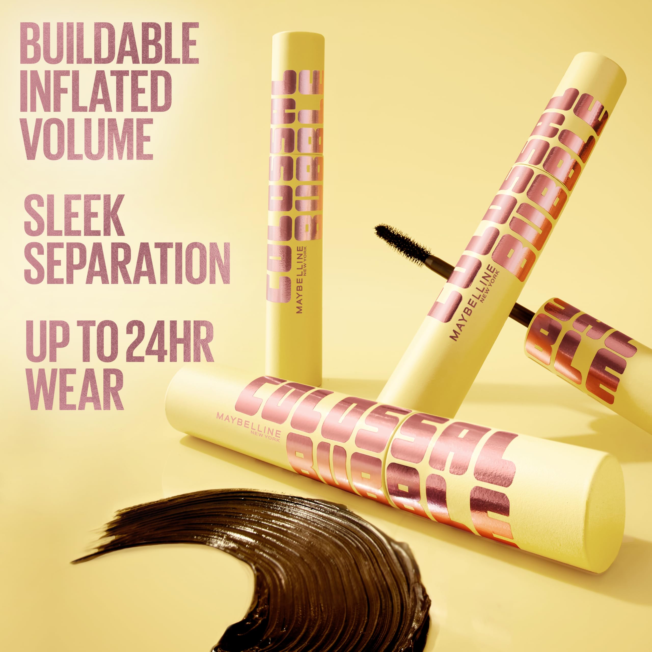 Maybelline Colossal Bubble Mascara blackest black packaging