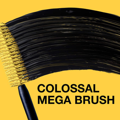 Professional eye makeup look using Maybelline Colossal mascara