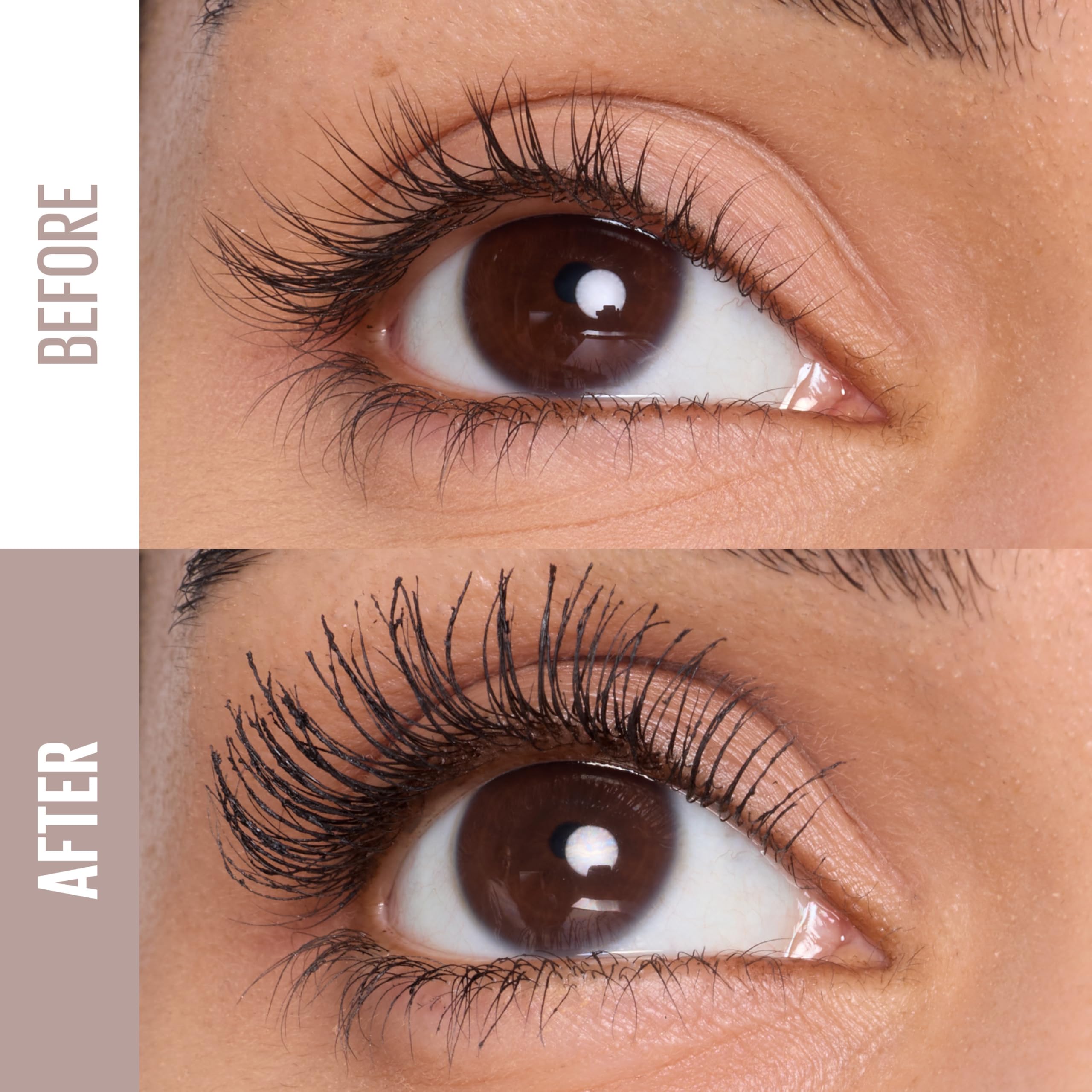 Close up view of the unique double helix Body Curve Brush showing the precise bristle distribution.