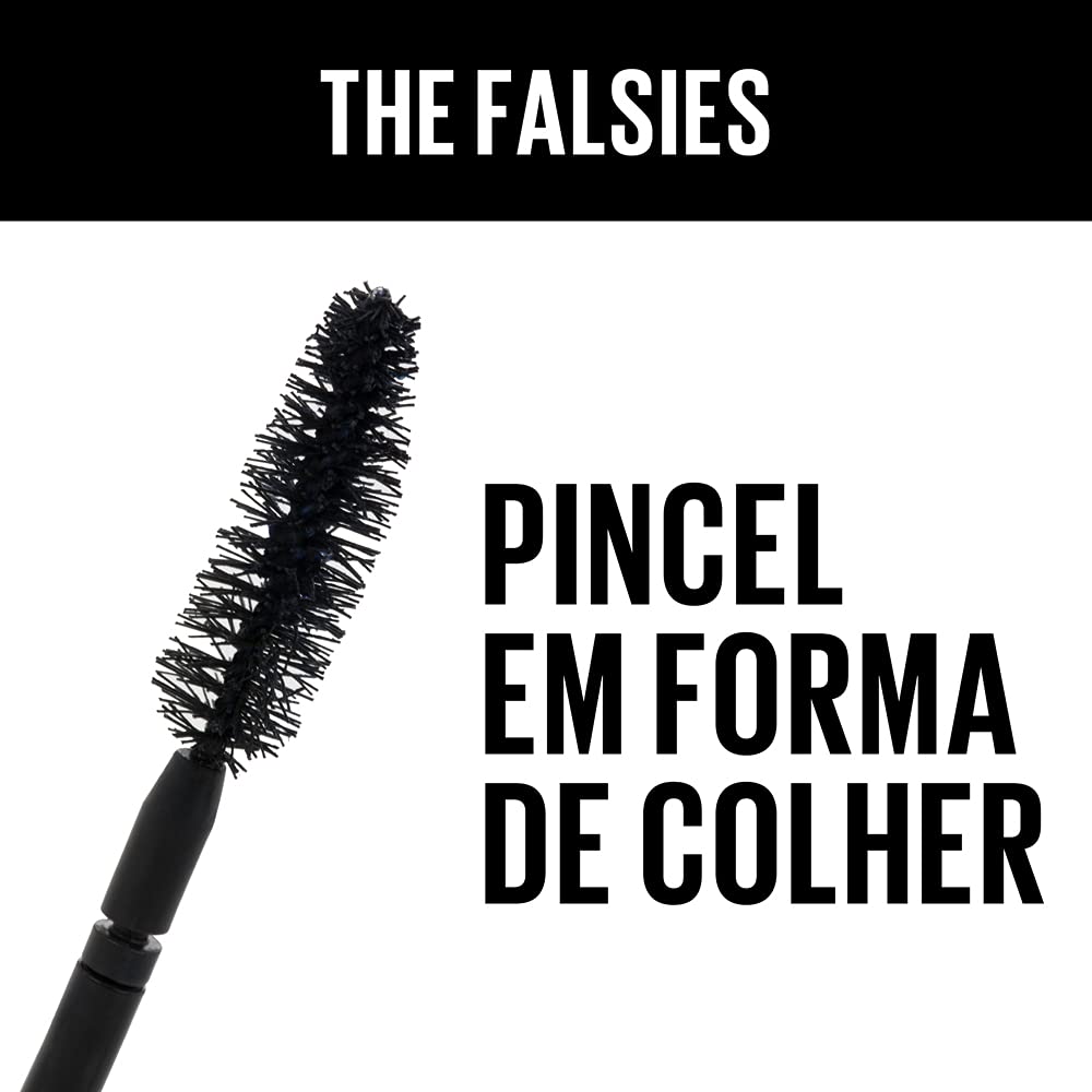 Side profile of Maybelline Falsies fiber mascara wand