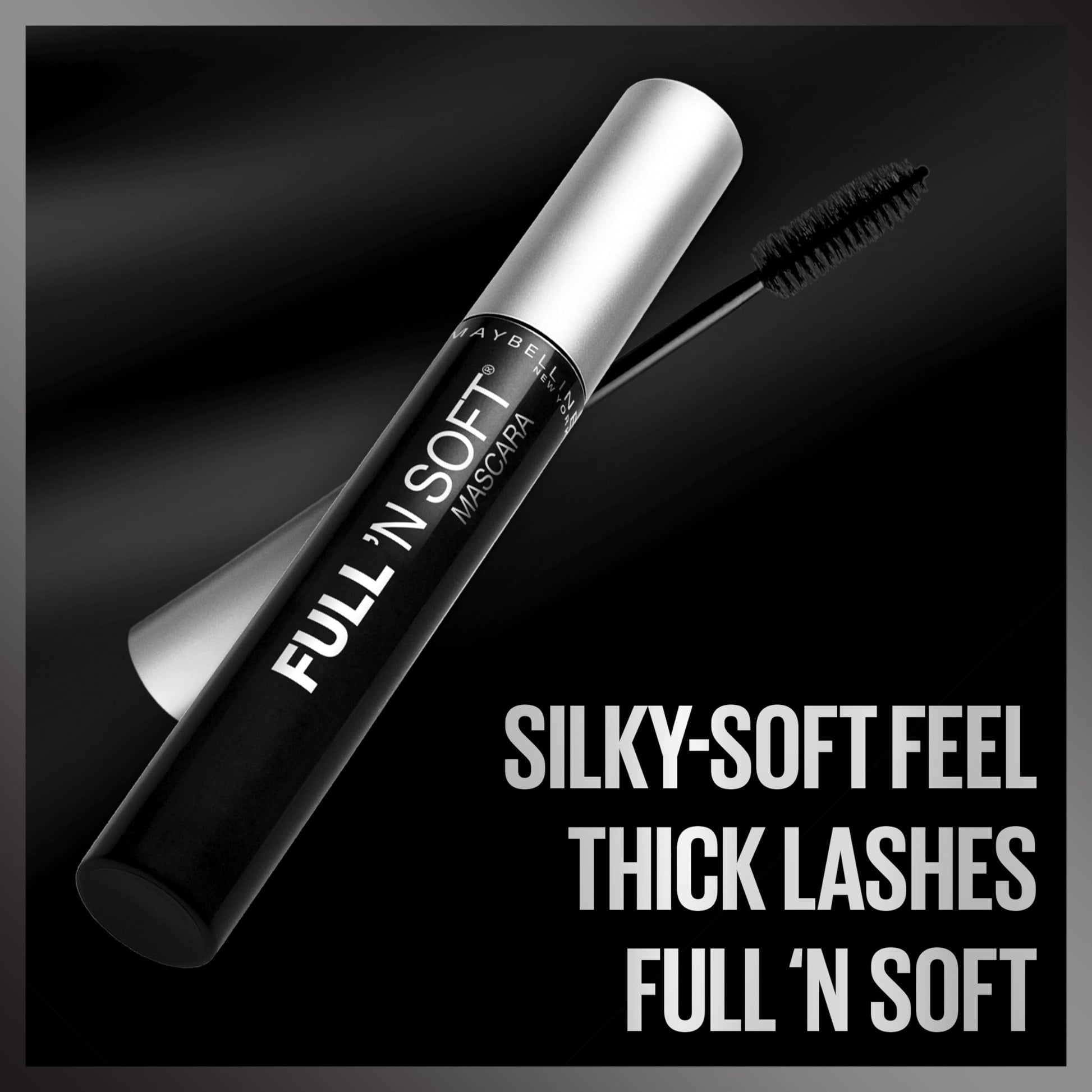 Maybelline Full N Soft Washable Mascara Very Black product tube