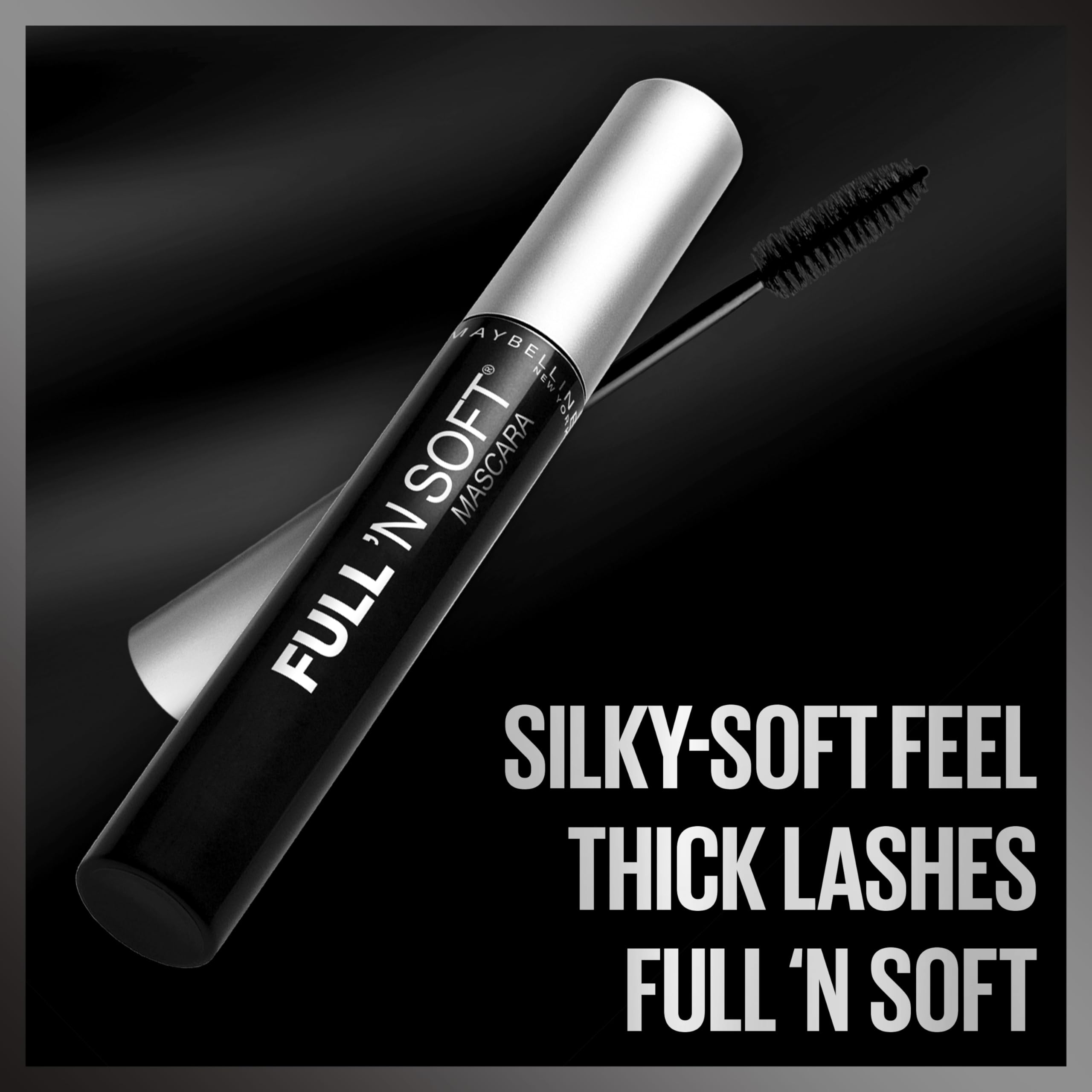 Maybelline Full N Soft Washable Mascara Very Black product tube