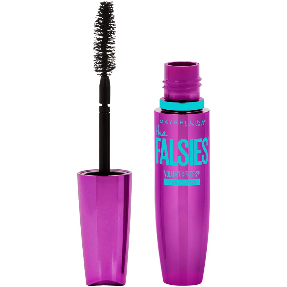 Detailed view of Maybelline Falsies Waterproof Mascara product label