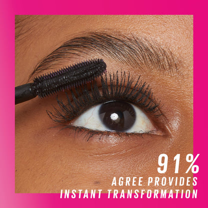 Maybelline Lash Sensational Firework eye makeup packaging back view with ingredient details.