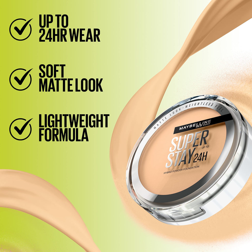 Maybelline Super Stay Hybrid Powder Foundation included sponge applicator