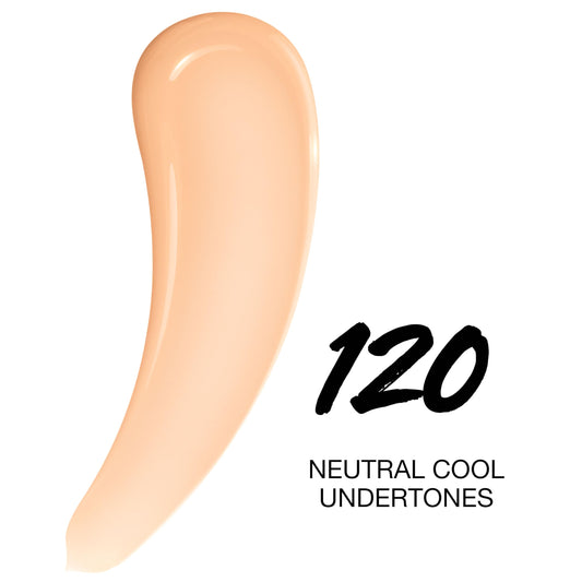 Maybelline Super Stay liquid foundation 30 hour longwear packaging showing lightwear benefits for oily skin types