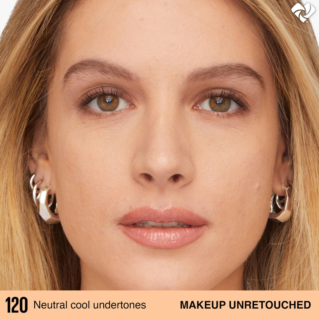 Maybelline Lumi Matte foundation label and size specification