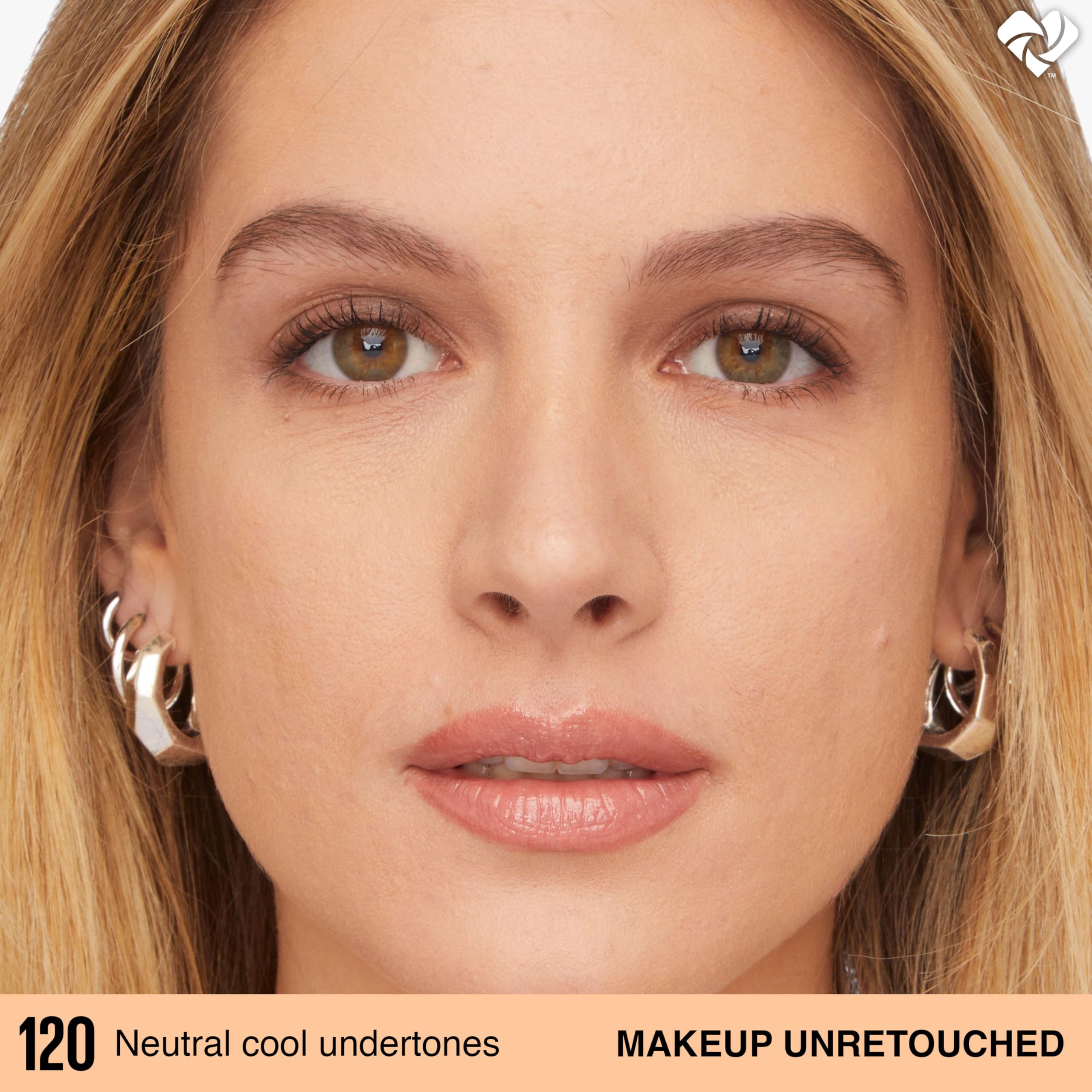 Maybelline Lumi Matte foundation label and size specification