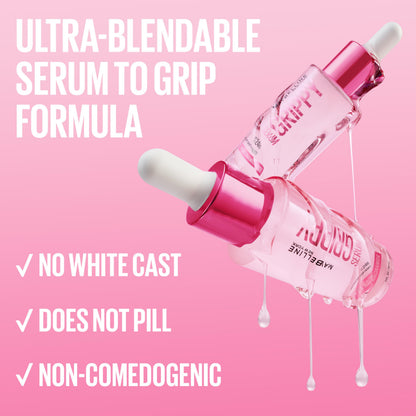 Maybelline Grippy Serum packaging box and bottle