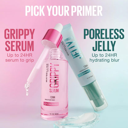 Maybelline New York hydrating serum primer for long-lasting makeup