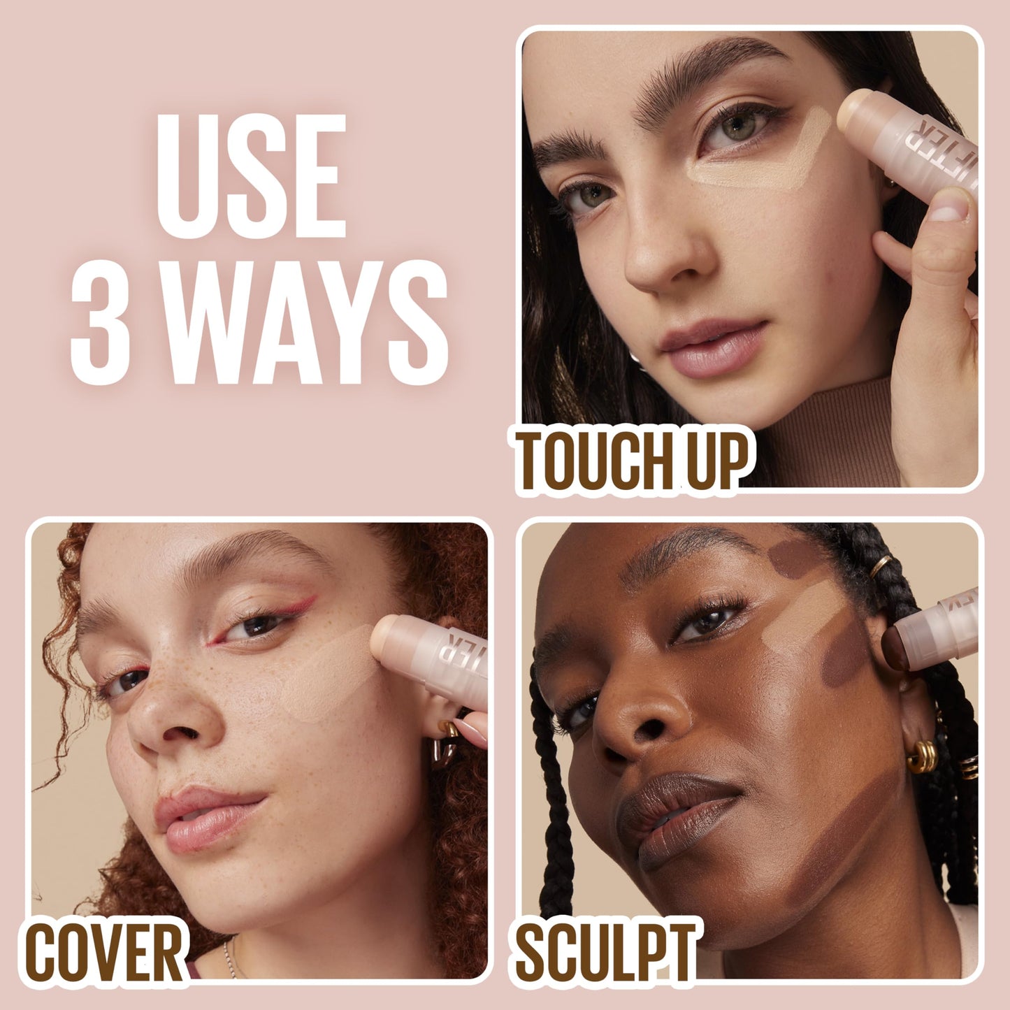 Maybelline Lifter Stix with cranberry seed oil packaging detail