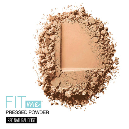 Maybelline Fit Me Matte Poreless powder in aesthetic packaging