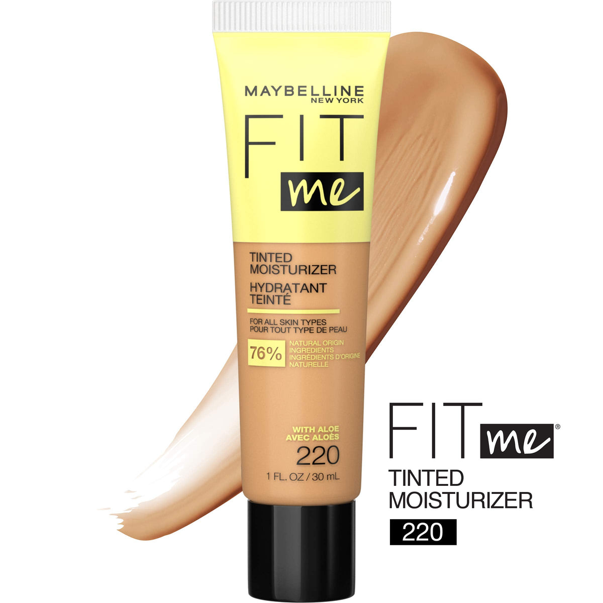 Maybelline Fit Me Tinted Moisturizer tube packaging