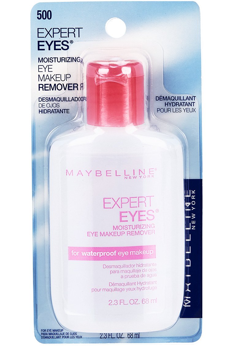 Side profile of Maybelline Expert Eyes waterproof makeup remover