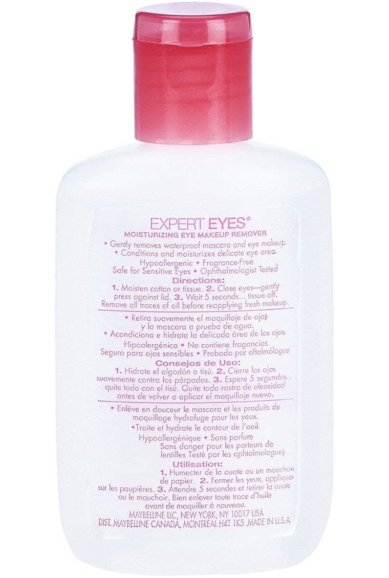 Maybelline eye makeup remover bottle cap and seal