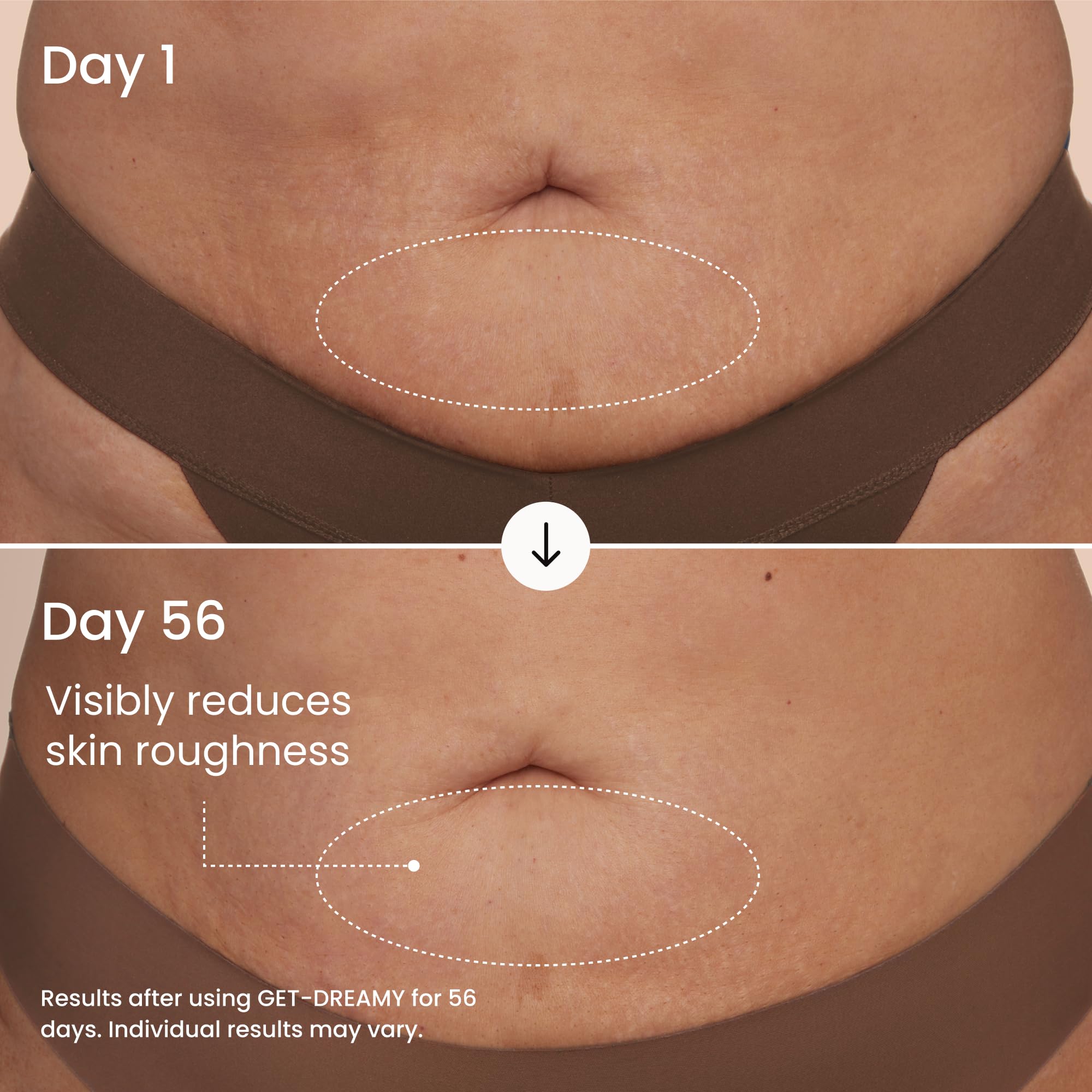 Maelys Get Dreamy anti cellulite firming cream texture smear demonstration