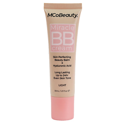 MCoBeauty tinted moisturizer medium shade swatch on hand