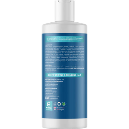 Imported Maple Holistics thinning hair care formula showing key ingredients