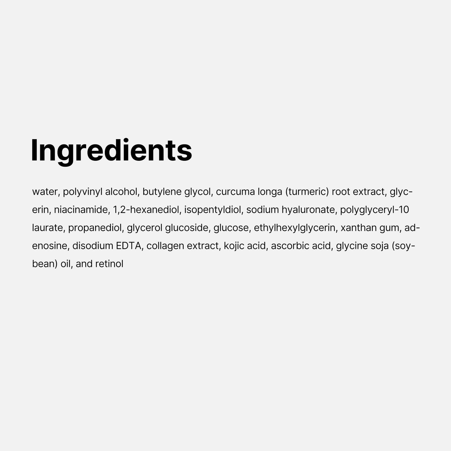 Medicube authentic USA import packaging highlighting kojic acid and turmeric benefits
