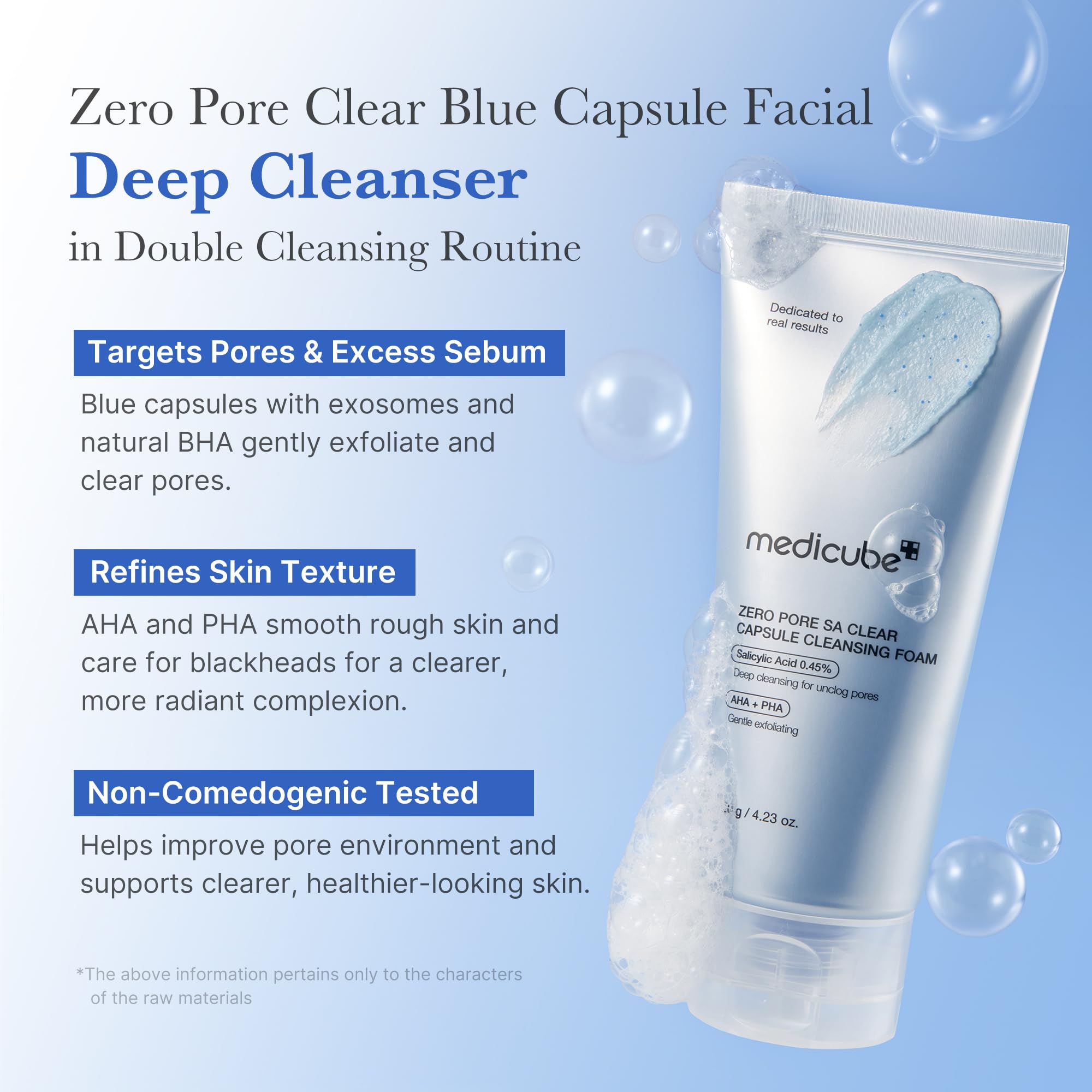 Medicube Zero Pore Capsule Cleansing Foam Korean skincare packaging
