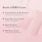 Medicube Salmon DNA PDRN Pink Hyaluronic Moisturizing Cream ingredients label view