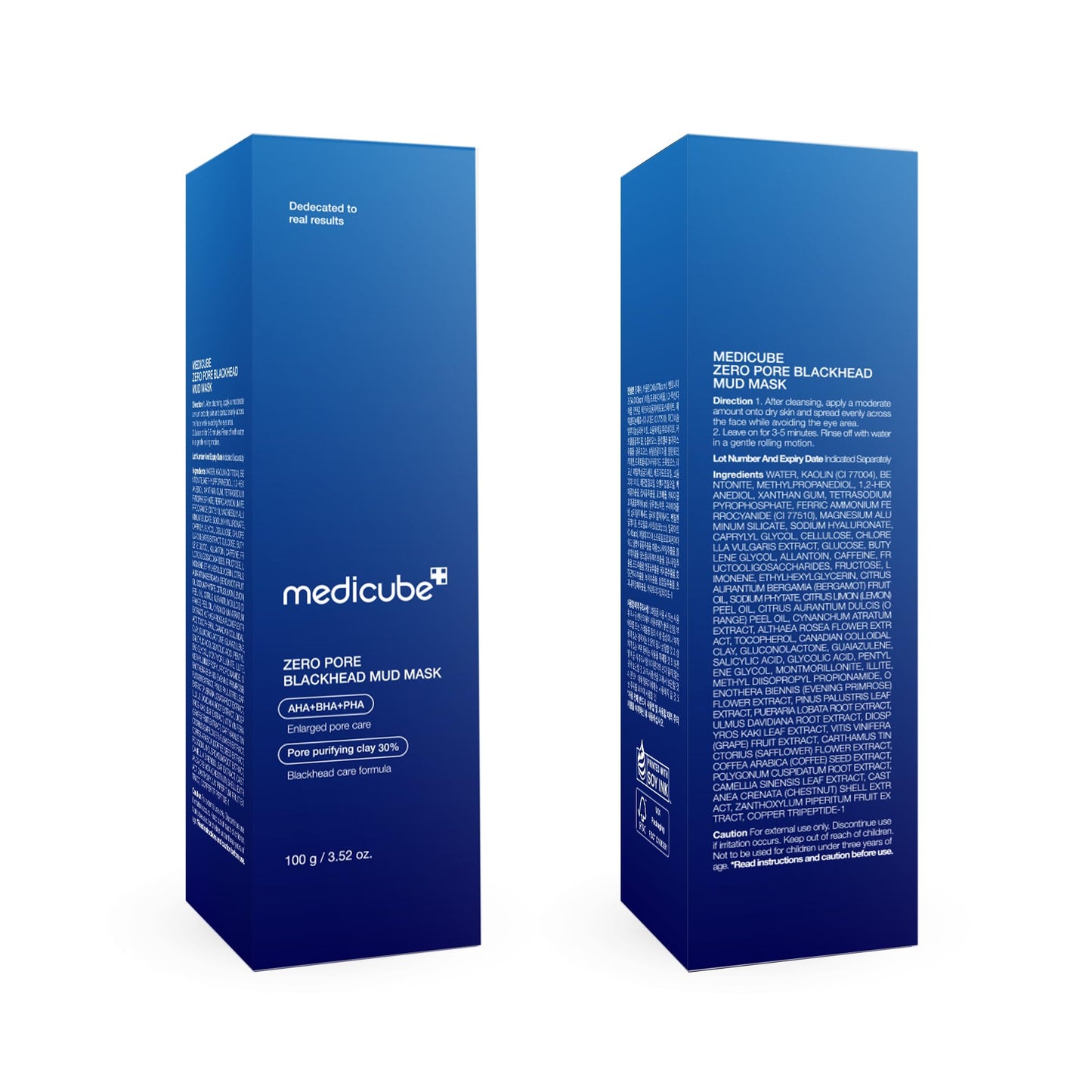 Unboxing view of the authentic USA imported Medicube zero pore blackhead treatment