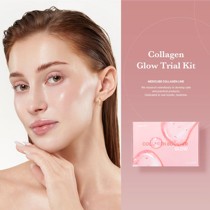 Medicube Triple Collagen Cream small jar showing the rich moisturizing formula for glowy skin.