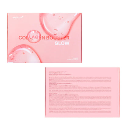 Medicube Glass Skin Collagen Trial Kit collection displayed on a clean background for authentic luxury beauty.