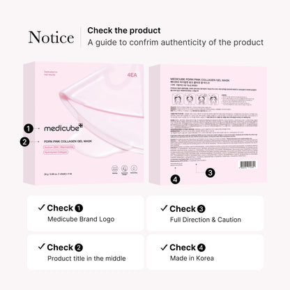 Medicube overnight face mask sheet visual appearance on skin