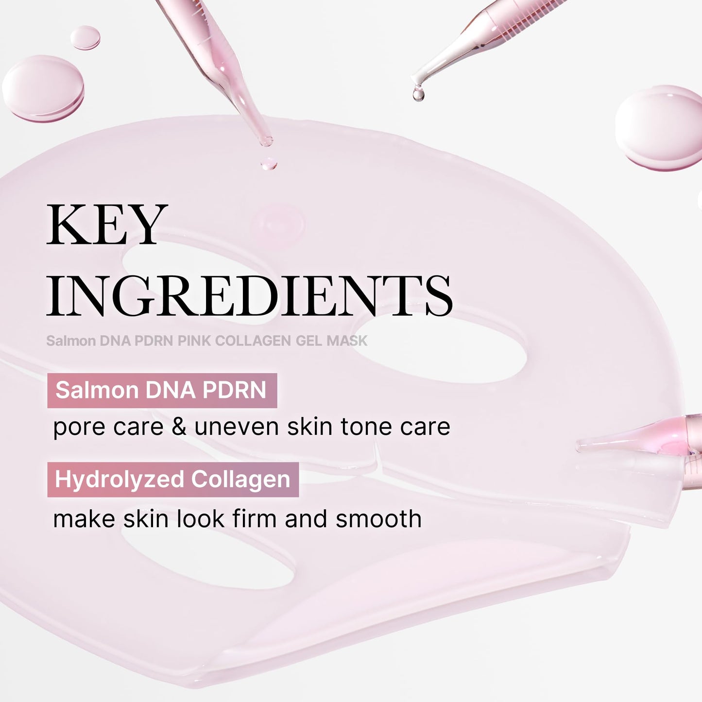 Medicube glass skin hydration mask texture and thickness demonstration