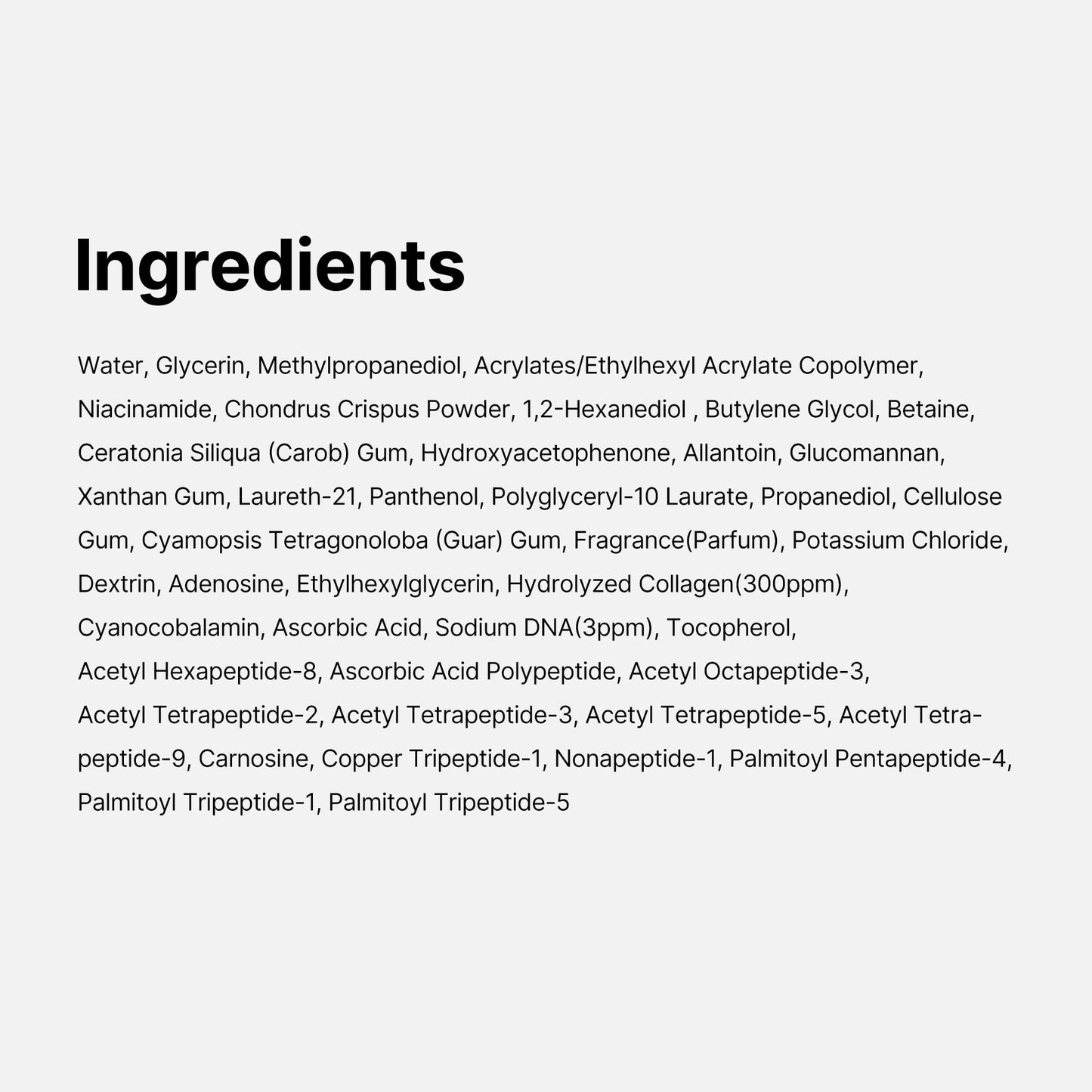 Medicube firming hydrogel mask separating into face application pieces