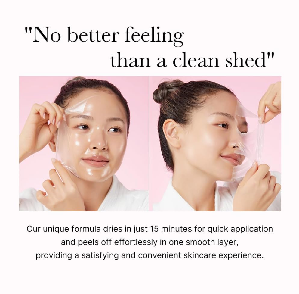 Medicube hydrolyzed collagen peeling facial mask container