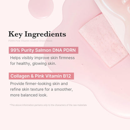 Medicube glass skin facial mask displaying high purity ingredients overview on packaging back
