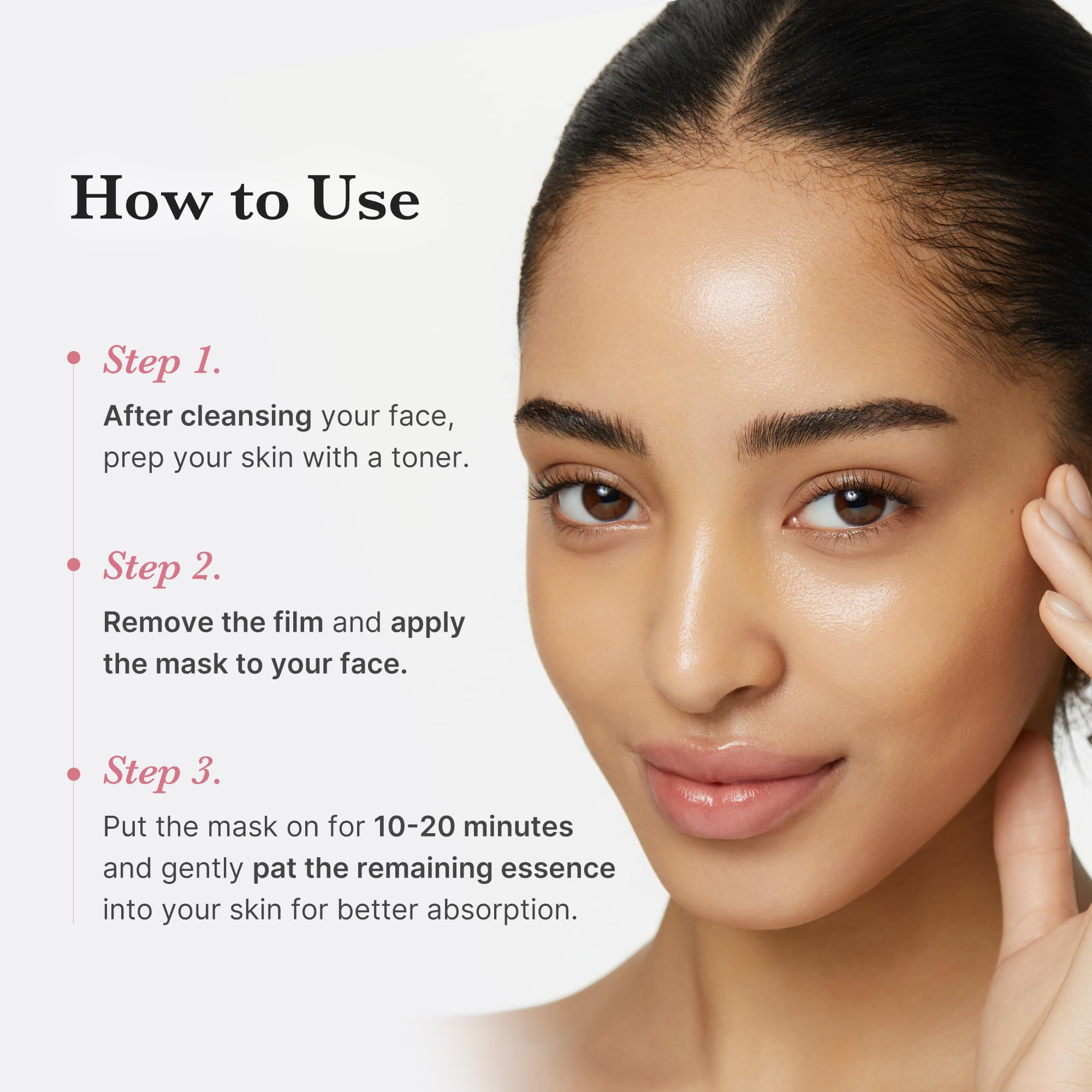 USA imported Medicube luxury home care firming sheet mask set of ten items